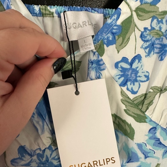New with Tags - Sugarlips Floral Maxi Dress - Sz L - Picture 3 of 4